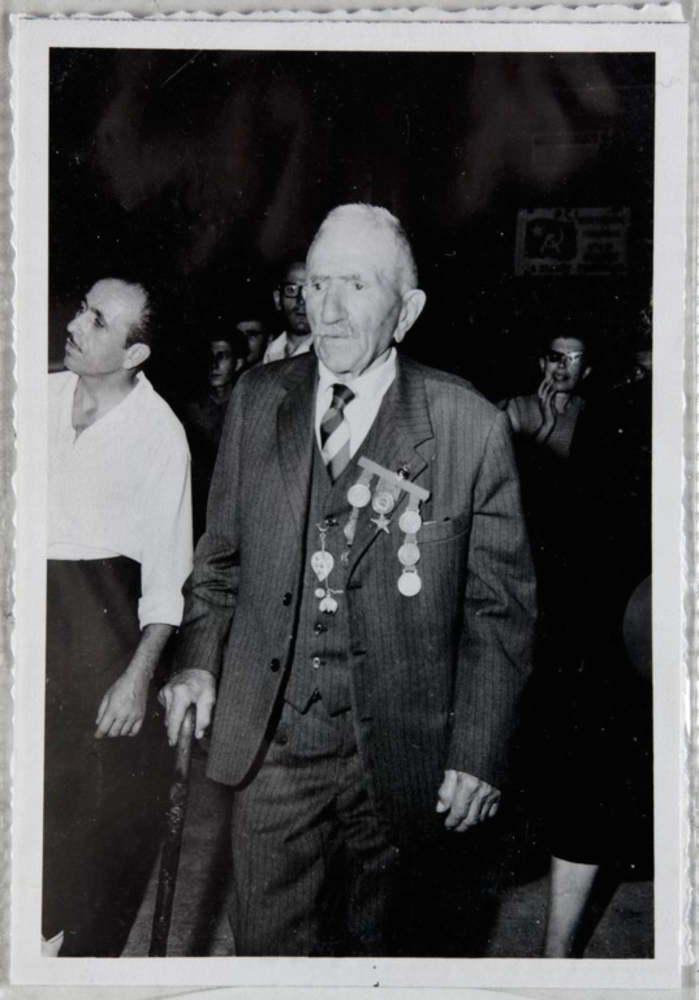 Poggibonsi, 18-19 luglio 1964, XX° anniversario della liberazione e conferimento ad Alcide Cervi della cittadinanza onoraria. Alcide Cervi